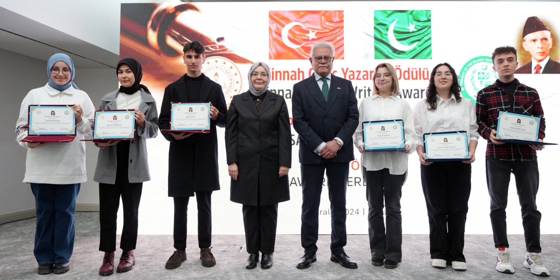 AWARDS FIND THEIR WINNERS IN THE 'JINNAH YOUNG WRITERS ESSAY COMPETITION'